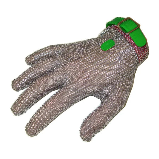 Chainex 5 Finger Extra Small Ambidextrous, Plastic Band - Green