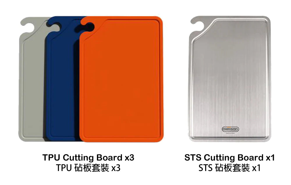 Cuittisan The Index Chopping Board 4pc Set